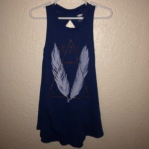 Blue kids wander/wonder shirt